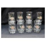 EIGHT PFALTZGRAFF TUMBLERS