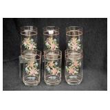 SIX PFALTZGRAFF TUMBLERS