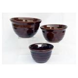 NEST OF 3 MARCREST MIXING BOWLS