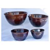 NEST OF 4 MARCREST BOWLS