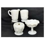 FOUR PCS. PANELED GRAPE