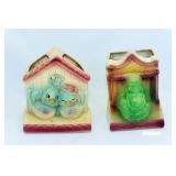 TWO SHAWNEE WALL POCKETS