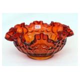 FENTON AMBERINA BOWL