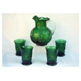 FOREST GREEN WATER SET