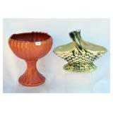 TWO PCS MCCOY POTTERY