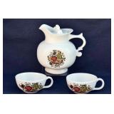 THREE PCS. MCCOY POTTERY