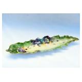 T&V LIMOGES LEAF DISH