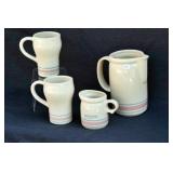 FIVE PCS. MCCOY POTTERY