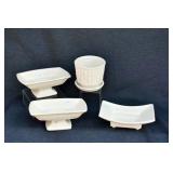 FOUR PCS. MCCOY POTTERY