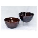 TWO MARCREST BOWLS