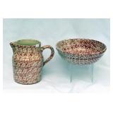 SPONGE PITCHER & BOWL