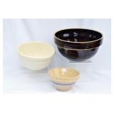 THREE ASSORTED BOWLS