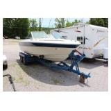 1976 COBALT BOAT FORD 302 V8 MOTOR - EZ LOADER