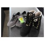 2 PAIRS OF SHOES- UNDER ARMOUR BANDIT3 SIZE 10/