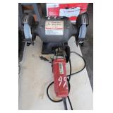 STONY CRAFT 6" BENCH GRINDER - 4 1/2 HAND GRINDER