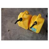2PCS - 5 GALLON GAS / DIESEL JUGS