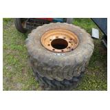 2PCS - CASE TIRES AND A WHEEL