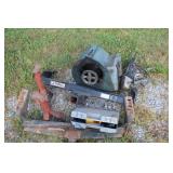 GROUPING OF ASST. ITEMS - HITCHES, BUMPER GUARD,