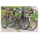 5 BICYCLES   4-SCHWINN, 1 HUFFY