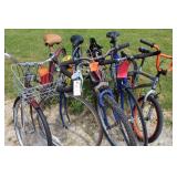 5 BICYCLES, HUFFY, MURRAY, ETC