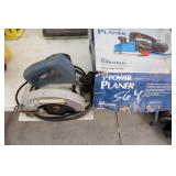 GROUPING OF ASST. TOOLS - PLANER, CIRCULAR SAW,