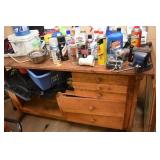 WORK BENCH W/ CONTENTS