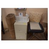 METAL 2 DRAWER FILING CABINET