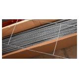 BOX OF METAL SIGN STANDS