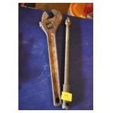 18" CRESCENT WRENCH, BREAKER BAR