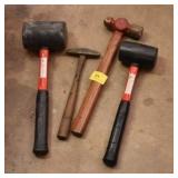 2 MALLETS, 2 HAMMERS