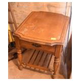C.B. ATKINS 1 DRAWER END TABLE