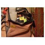 2 FLASH LIGHTS, WORK TOTE, SCREWS,