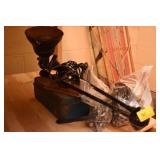 DESK WORK LIGHT, METAL TACKLE BOX