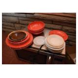 PLATES, BOWLS,ETC