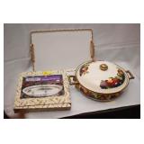 SILVER PLATED TRAY, SERVING TRAY, ETC