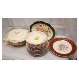 PLATES,CASSEROLE DISH, ETC