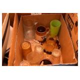 PLATE, COFFEE MUGS, GLASSES, ETC