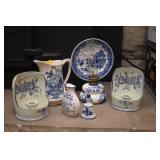 BLUE & WHITE DELFT STYLE