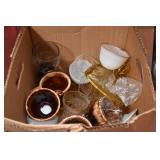 COFFEE CUPS, GLASSES, PITCHER,ETC