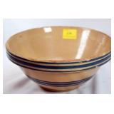 BLUE & WHITE BANDED BOWL