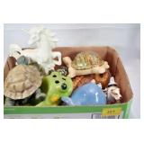 3 TURTLES, BIRD, OWL, FROG