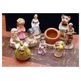 FIGURINES,  DOG, BIRD, ETC