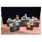 6 BOYDS BEARS FIGURINES