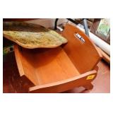 BENCH, PICTURE FRAME TRAY, ETC