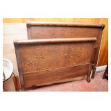 FULL SIZE OAK BED FRAME
