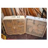 2 BOX FANS