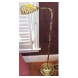 SHELL PATTERN ADJUSTABLE HEIGHT FLOOR LAMP -