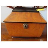 DECORATIVE WOOD COFFIN STYLE BOX