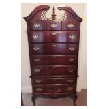 QUEEN ANNE STYLE - MAHOGANY HIGH BOY CHEST