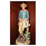 "THE WRANGLER" BY GARY HART - CERAMIC FIGURINE